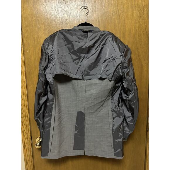 BROOKS BROTHERS 40 R BROOKSCOOL blazer jacket sport suit coat 40R GRAY J23 - Picture 6 of 12